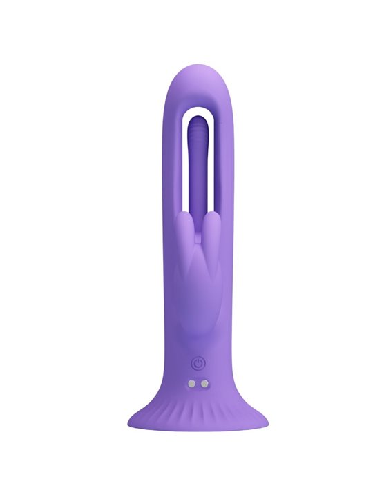 Pretty Love Killmoulis - Vibratore Rabbit Viola con Lingua Stimolante