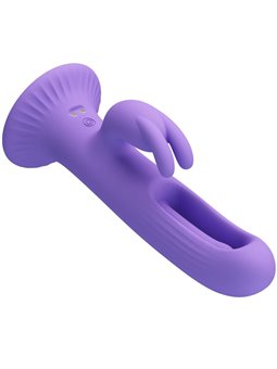 Pretty Love Killmoulis - Vibratore Rabbit Viola con Lingua Stimolante