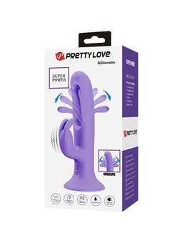 Pretty Love Killmoulis - Purple Rabbit Vibrator with Stimulating Tongue