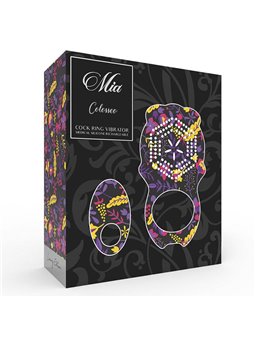Mia  - Colosseo Cock Ring Remote Control Black