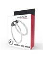 Darkness Metallic Cock Rings - Anello Fallico Doppio in Acciaio