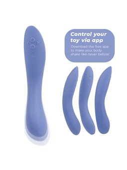 We-Vibe Rave 2 - Blue Silicone G-Spot Vibrator with Free App