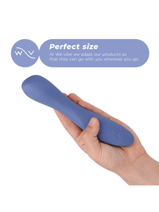 We-Vibe Rave 2 - Blue Silicone G-Spot Vibrator with Free App