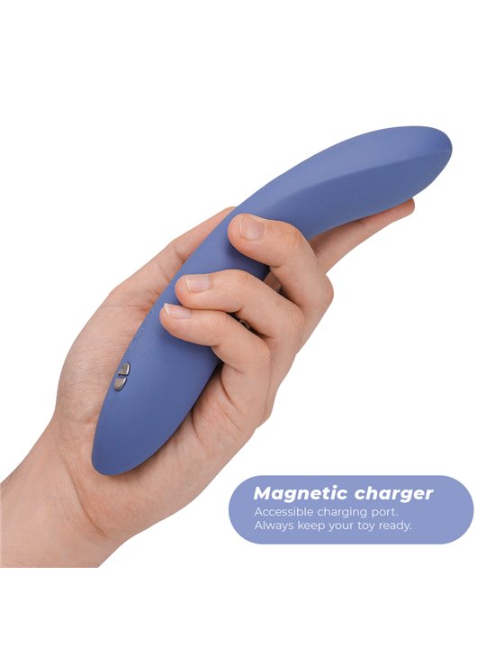 We-Vibe Rave 2 - Blue Silicone G-Spot Vibrator with Free App