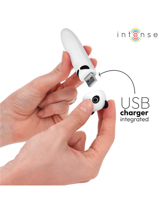 Intense Poh - Panda Shaped Bullet Vibrator 10 x 2.2 Cm
