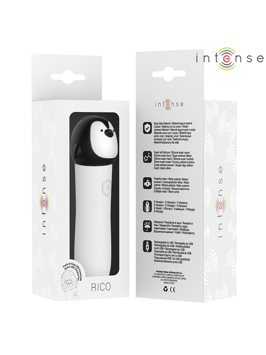 Intense Rico - Penguin Shaped Bullet Vibrator 10 x 2.2 Cm