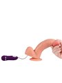 Shequ Adam - 21 cm Realistic Vibrating Dildo with Remote Control