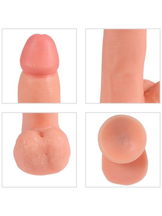Shequ Adam - Dildo Realistico Vibrante con Telecomando 21 Cm