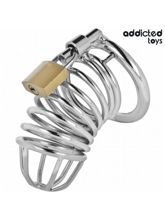 Addicted Toys Locked Iron Cell - Gabbia Fallica in Metallo Taglia M