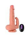 Shequ Hayden - 16 cm Vibrating Dildo with Stimulator and Remote Control