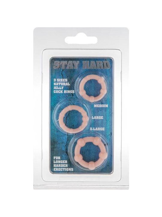 Seven Creations - Set Of Three Skin Penis Rings