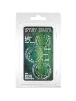 You2Toys - Anelli per Pene Get Hard Trasparente