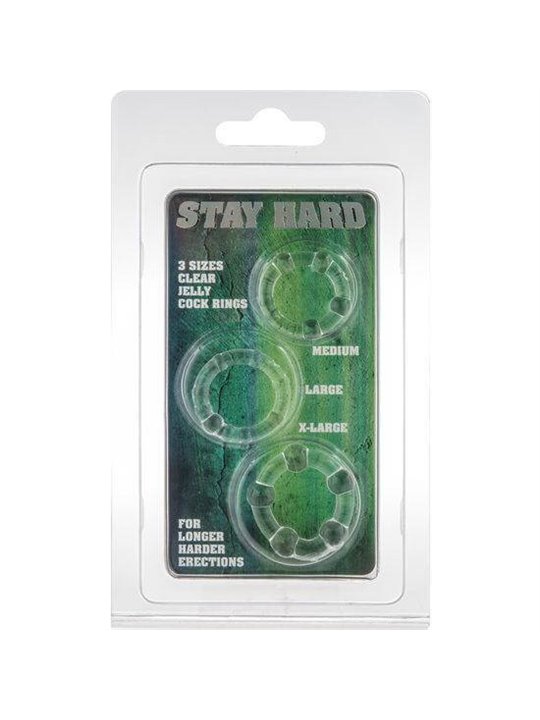 You2Toys - Anelli per Pene Get Hard Trasparente
