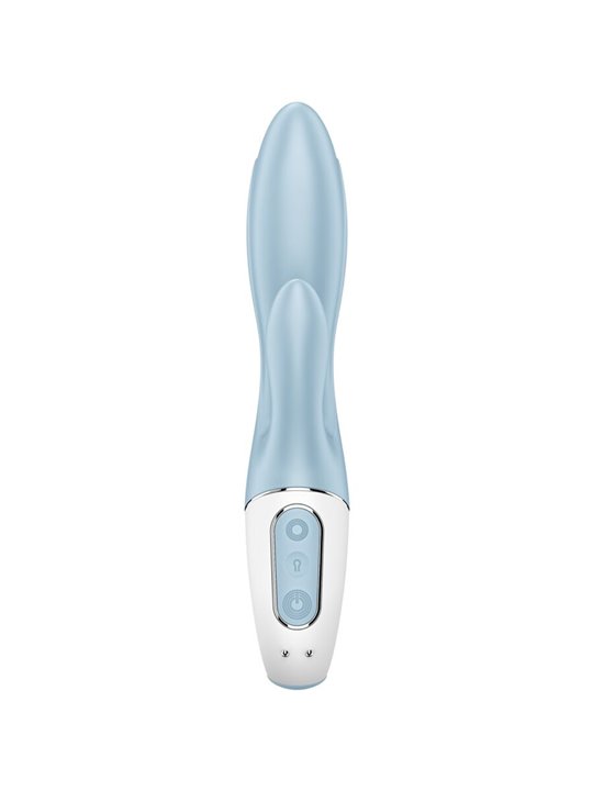 Satisfyer Air Pump Bunny 1 - Vibratore Rabbit Gonfiabile Blu