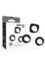 Addicted Toys - Set di 3 Anelli Fallici Neri