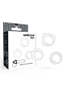 Addicted Toys - C-Ring Set Clear
