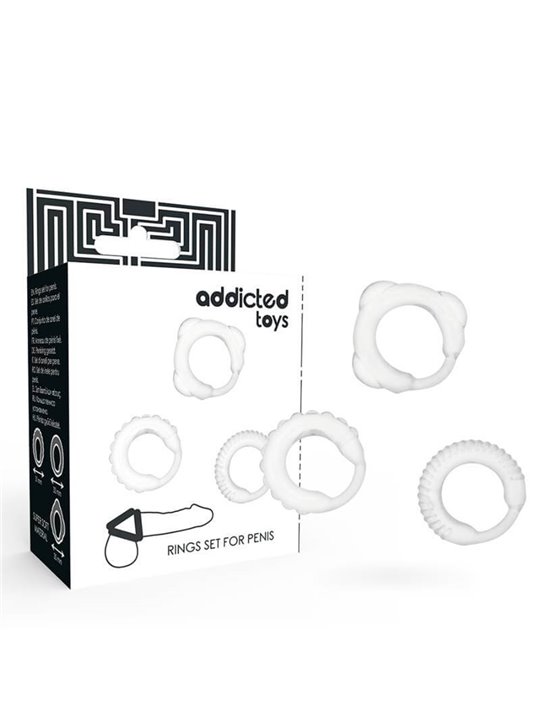 Addicted Toys - C-Ring Set Clear