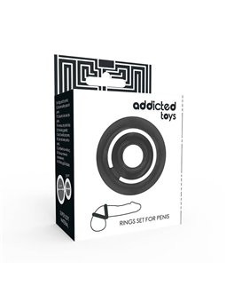 Addicted Toys - Potenz- C-Ring Anello Fallico Doppio Nero