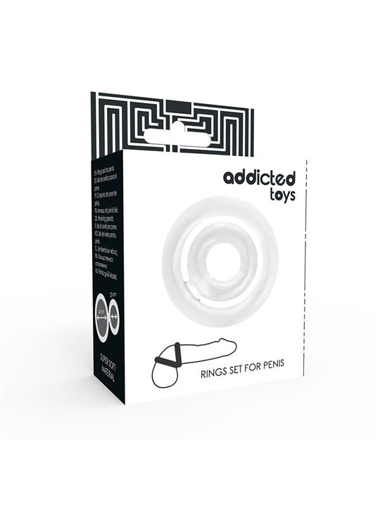 Addicted Toys - Potenz- C-Ring Penis Clear