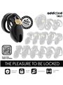 Addicted Toys Locked Forbidden Vault - Phallic Cage with Padlocks