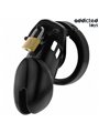 Addicted Toys Locked Obsidian Hold M - Phallic Cage with Padlocks
