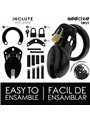 Addicted Toys Locked Obsidian Hold M - Gabbia Fallica con Lucchetti