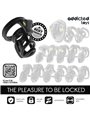 Addicted Toys Locked Gilden Cage - Gabbia Fallica con Serratura
