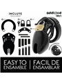 Addicted Toys Locked Obsidian Hold S - Gabbia Fallica con Lucchetti
