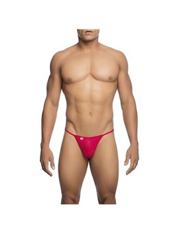 Mob - Men's Microfibre Thong Red Size L/XL