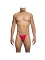 Mob - Men's Microfibre Thong Red Size L/XL