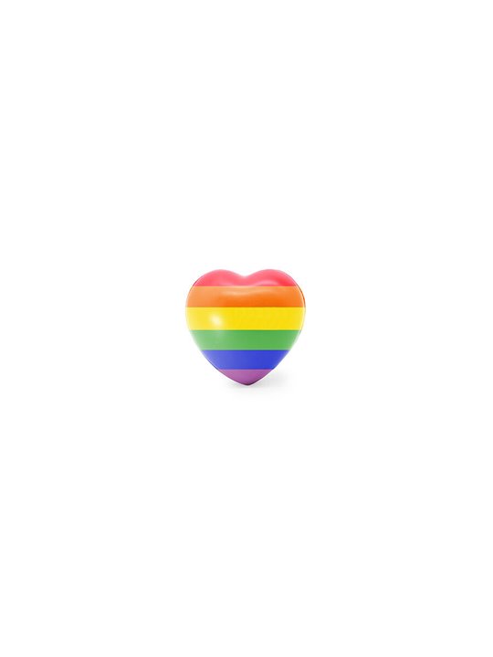 Pride - Heart-Shaped Stress Reliever with LGBT Flag
