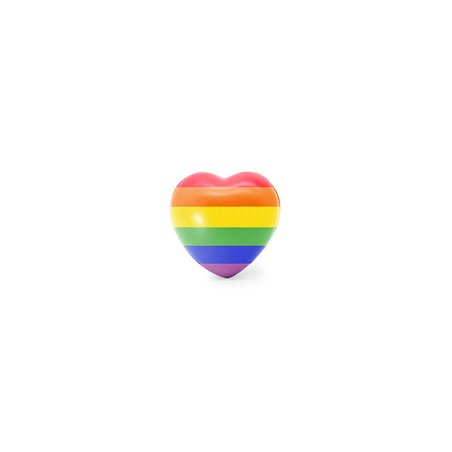 Pride - Heart-Shaped Stress Reliever with LGBT Flag