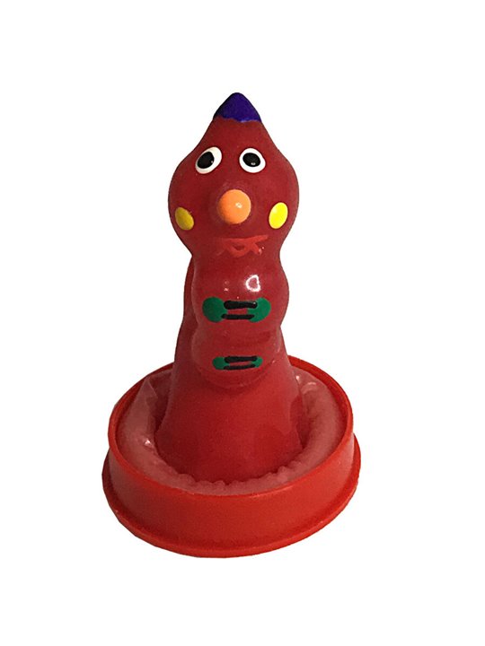 Condomerie - Preservativo Dipinto a Mano Modello Verme