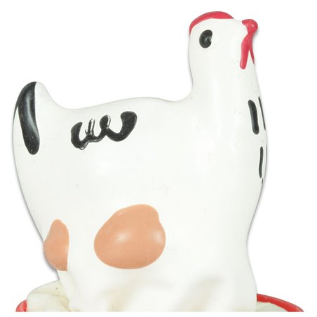 Condomerie - Preservativo Dipinto a Mano Modello Gallo Bianco