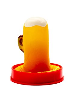 Condomerie - Preservativo Dipinto a Mano Modello Bicchiere di Birra