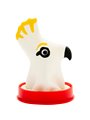 Condomerie - Hand-Painted Condom White Parrot Model