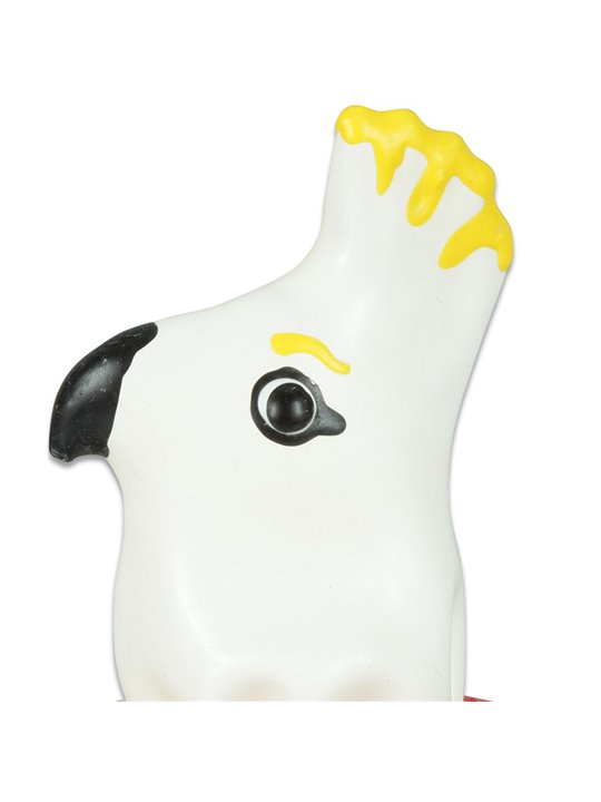 Condomerie - Hand-Painted Condom White Parrot Model