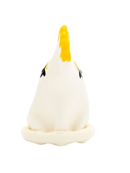 Condomerie - Hand-Painted Condom White Parrot Model