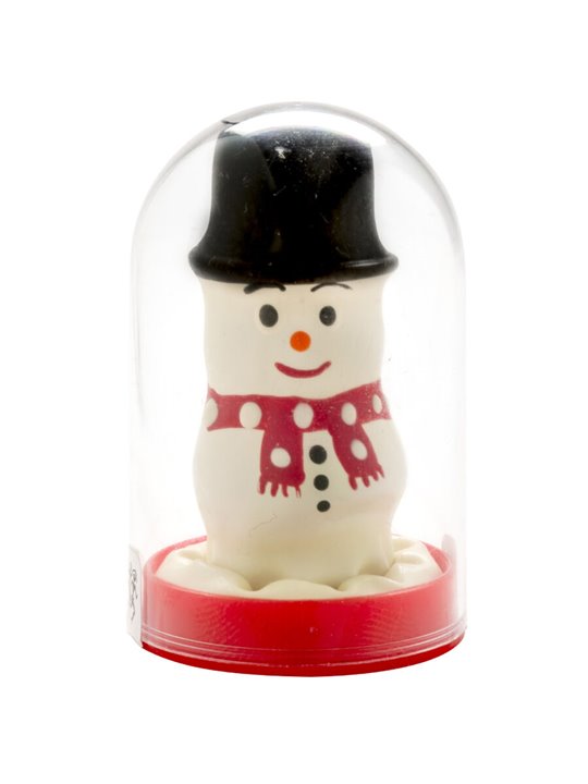 Condomerie - Preservativo Dipinto a Mano Modello Pupazzo di Neve