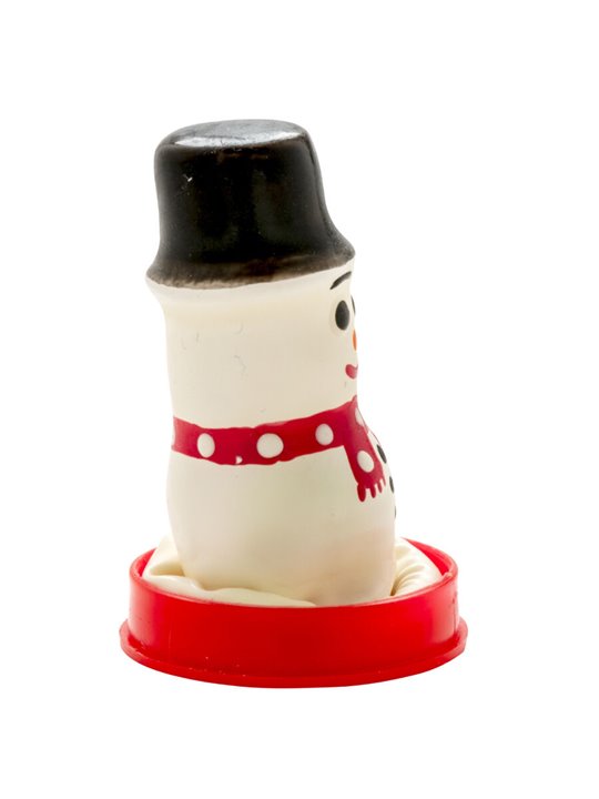 Condomerie - Preservativo Dipinto a Mano Modello Pupazzo di Neve