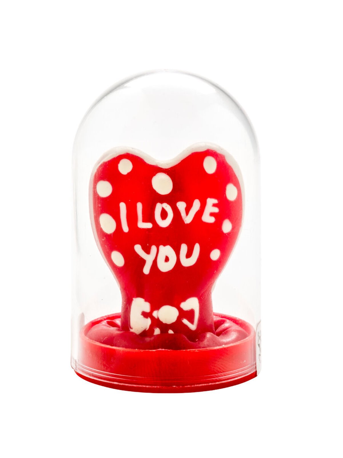 Condomerie - Hand-Painted Condom Heart (I Love You) Model 1