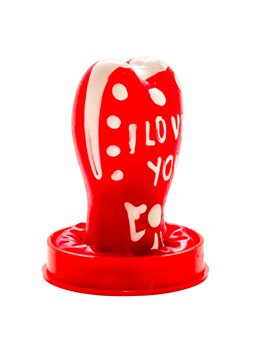 Condomerie - Preservativo Dipinto a Mano Modello Cuore (I Love You) 1