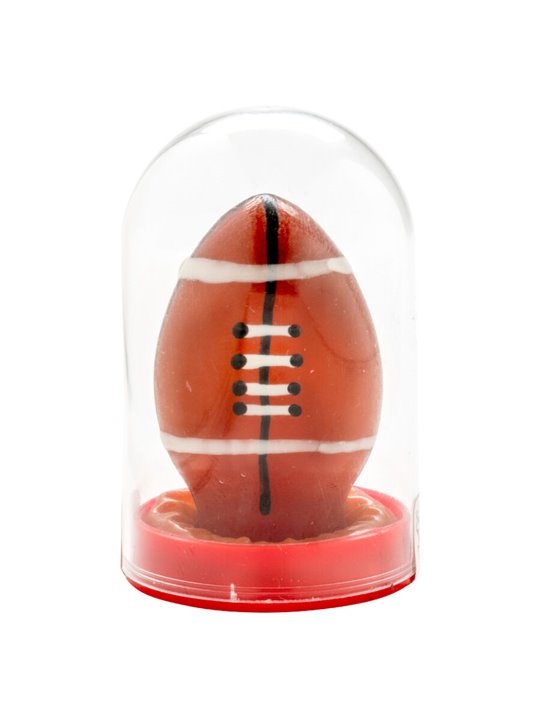 Condomerie - Preservativo Dipinto a Mano Modello Pallone da Rugby