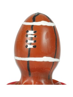 Condomerie - Preservativo Dipinto a Mano Modello Pallone da Rugby