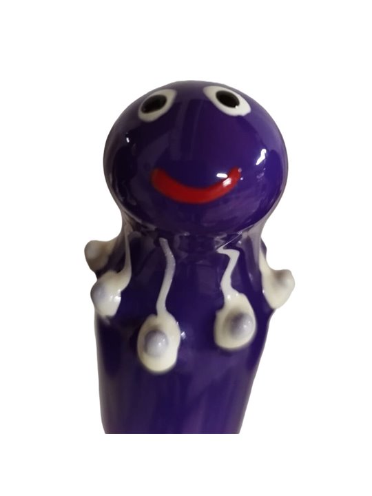 Condomerie - Hand-Painted Condom Purple Octopus Model