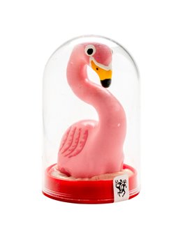 Condomerie - Preservativo Dipinto a Mano Modello Fenicottero Rosa