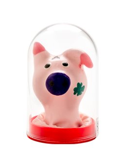 Condomerie - Hand-Painted Condom Pig Head Model