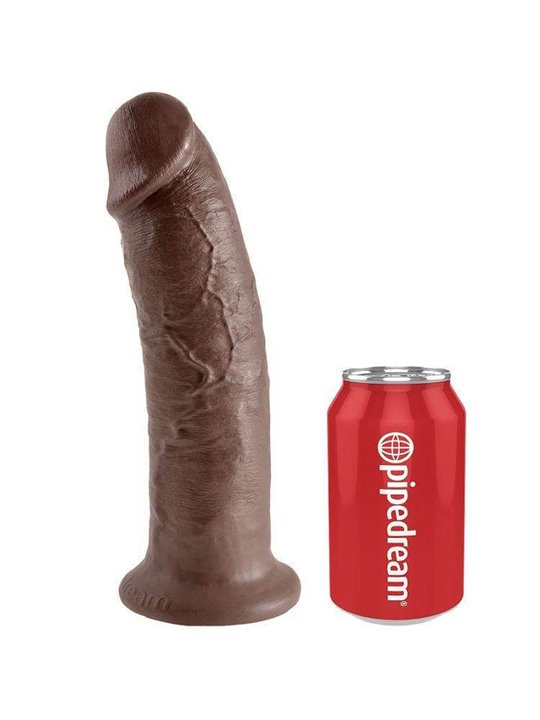 King Cock - 10 Dildo Brown 25.4 CM