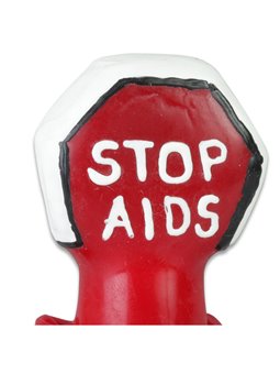 Condomerie - Preservativo Dipinto a Mano Modello Stop Aids