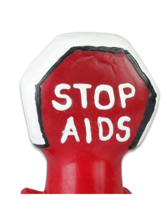 Condomerie - Preservativo Dipinto a Mano Modello Stop Aids